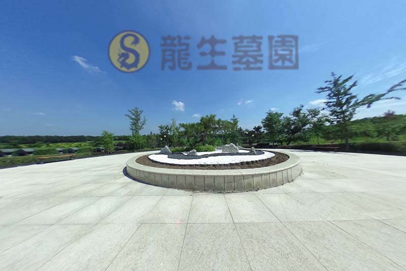 龙生新民公墓穴脉之证应